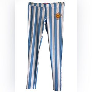Tipsy Elves Womens Argentina Leggings Futbol World Cup Activewear
